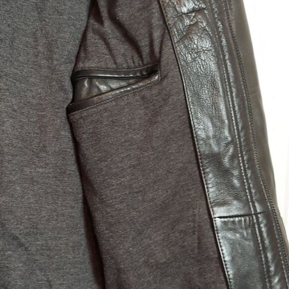 Hugo Boss Black Lambskin Leather Field Jacket 38R - Picture 5 of 16